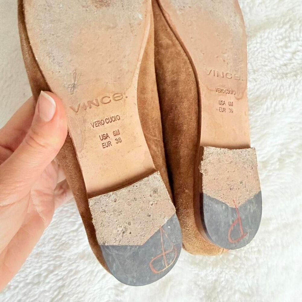 Vince Women's Tan and Brown Loafers 6 - Picture 3 of 8